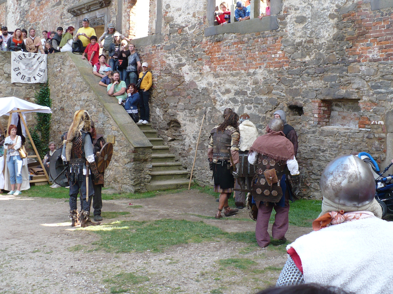 středověké představení na Lipnici